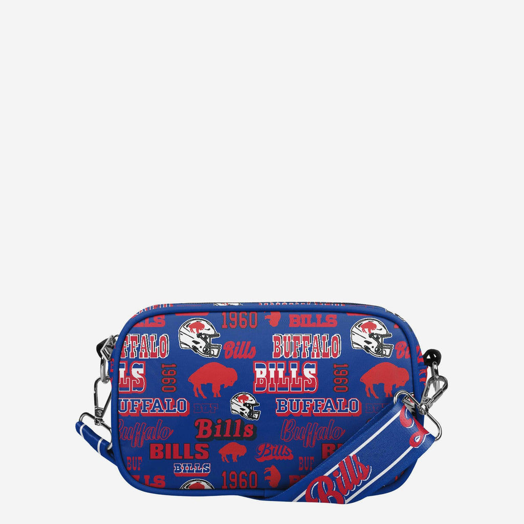 Buffalo Bills Repeat Retro Print Nylon Crossbody Bag FOCO - FOCO.com