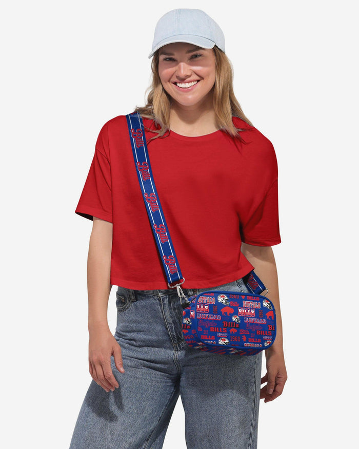 Buffalo Bills Repeat Retro Print Nylon Crossbody Bag FOCO - FOCO.com