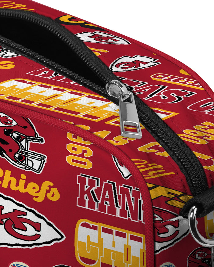 Kansas City Chiefs Repeat Retro Print Nylon Crossbody Bag FOCO - FOCO.com