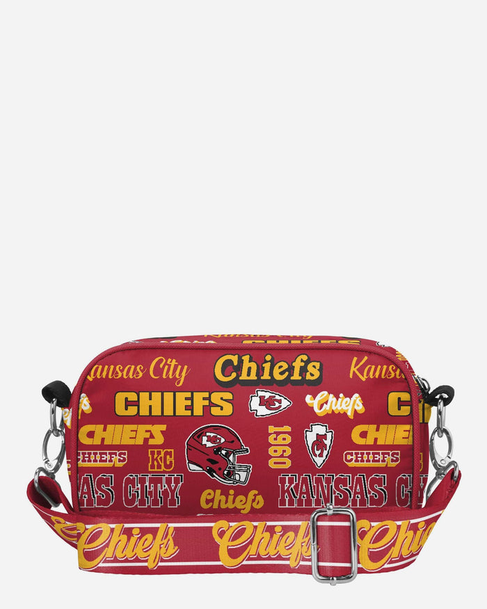 Kansas City Chiefs Repeat Retro Print Nylon Crossbody Bag FOCO - FOCO.com