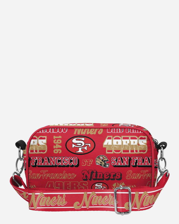 San Francisco 49ers Repeat Retro Print Nylon Crossbody Bag FOCO - FOCO.com
