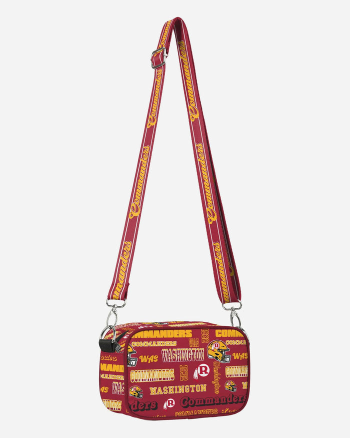 Washington Commanders Repeat Retro Print Nylon Crossbody Bag FOCO - FOCO.com