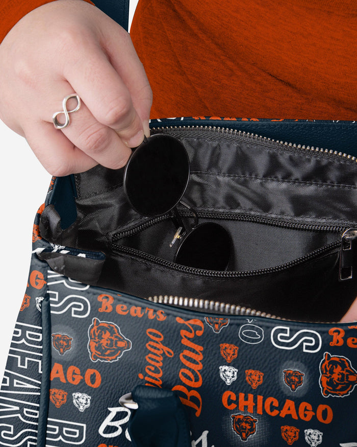Chicago Bears Spirited Style Printed Collection Purse FOCO - FOCO.com