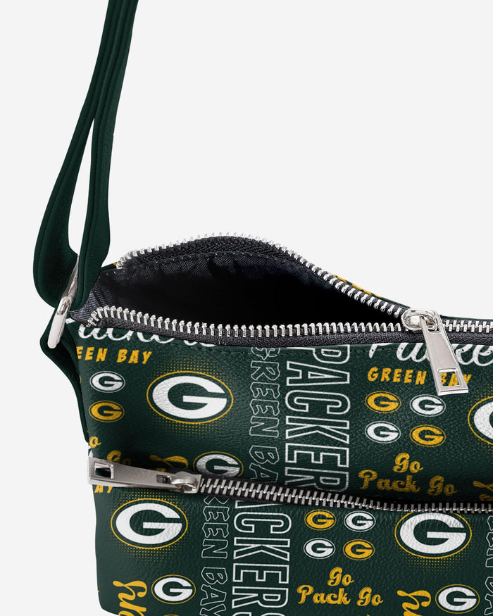Green Bay Packers Spirited Style Printed Collection Foldover Tote Bag FOCO - FOCO.com
