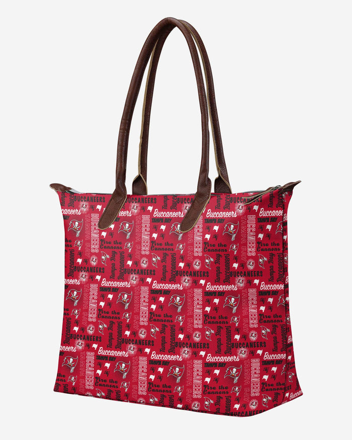 Tampa Bay Buccaneers Spirited Style Printed Collection Tote Bag FOCO - FOCO.com