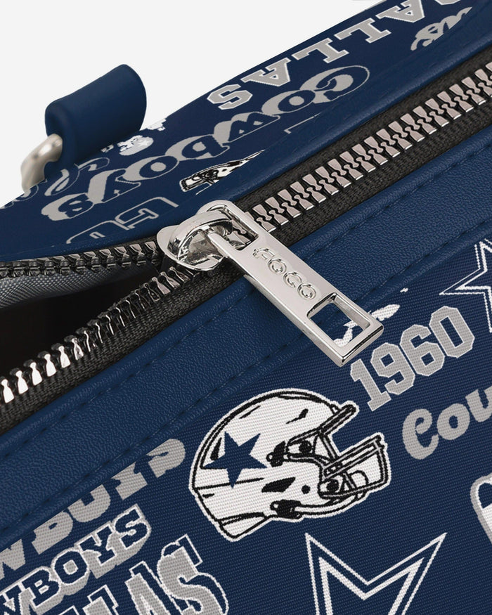 Dallas Cowboys Repeat Retro Print Nylon Medium Barrel Bag FOCO - FOCO.com