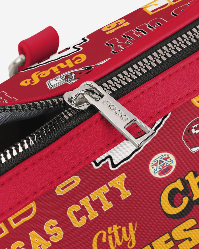 Kansas City Chiefs Repeat Retro Print Nylon Medium Barrel Bag FOCO - FOCO.com