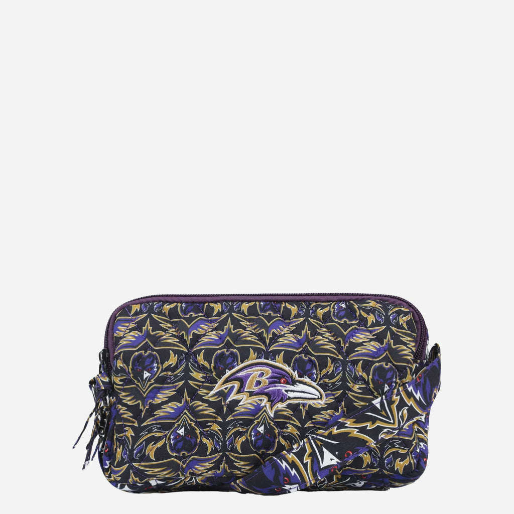 Baltimore Ravens Quilted Crossbody Bag FOCO - FOCO.com