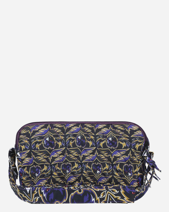 Baltimore Ravens Quilted Crossbody Bag FOCO - FOCO.com