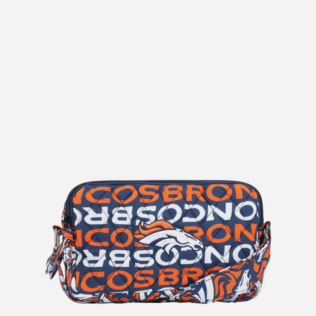 Denver Broncos Quilted Crossbody Bag FOCO - FOCO.com