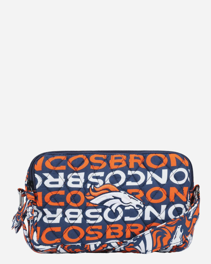 Denver Broncos Quilted Crossbody Bag FOCO - FOCO.com