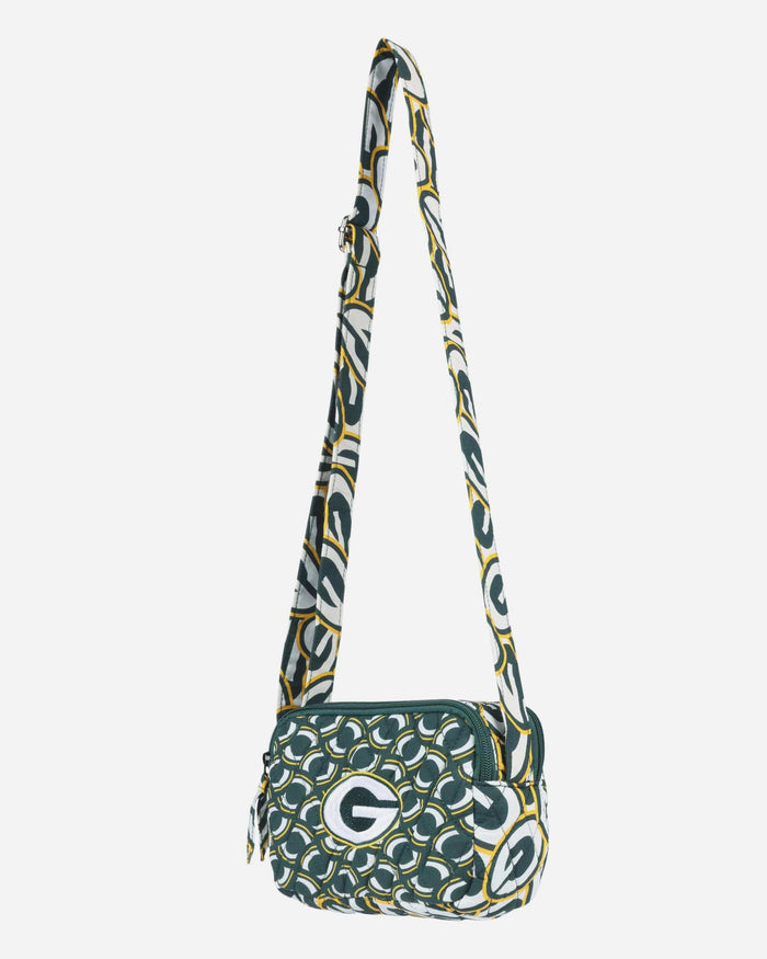 Green Bay Packers Quilted Crossbody Bag FOCO - FOCO.com