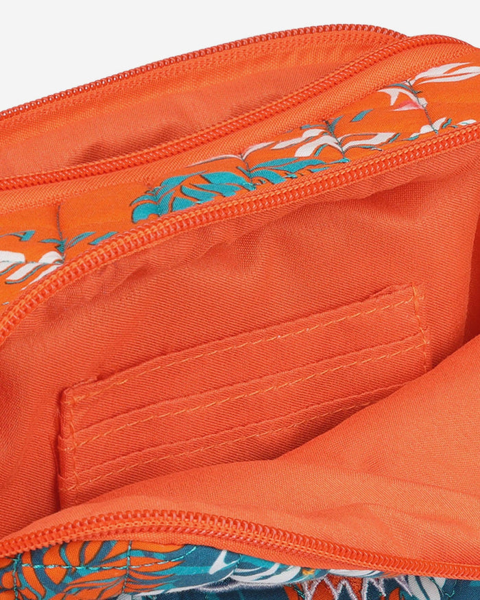 Miami Dolphins Quilted Crossbody Bag FOCO - FOCO.com