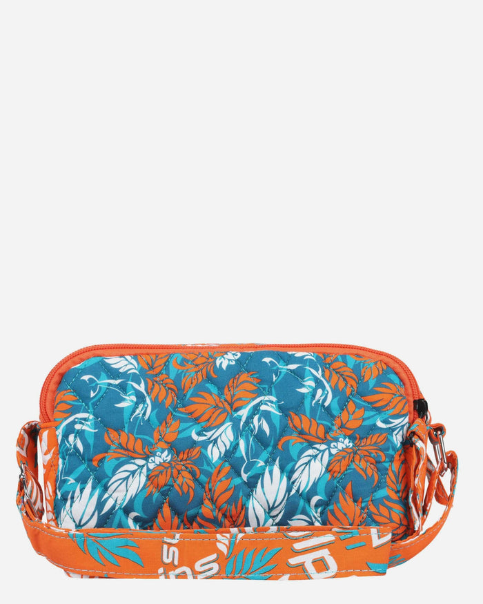 Miami Dolphins Quilted Crossbody Bag FOCO - FOCO.com