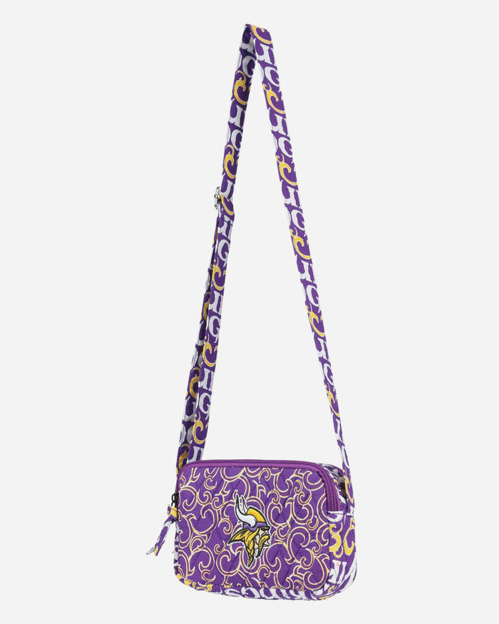 Minnesota Vikings Quilted Crossbody Bag FOCO - FOCO.com
