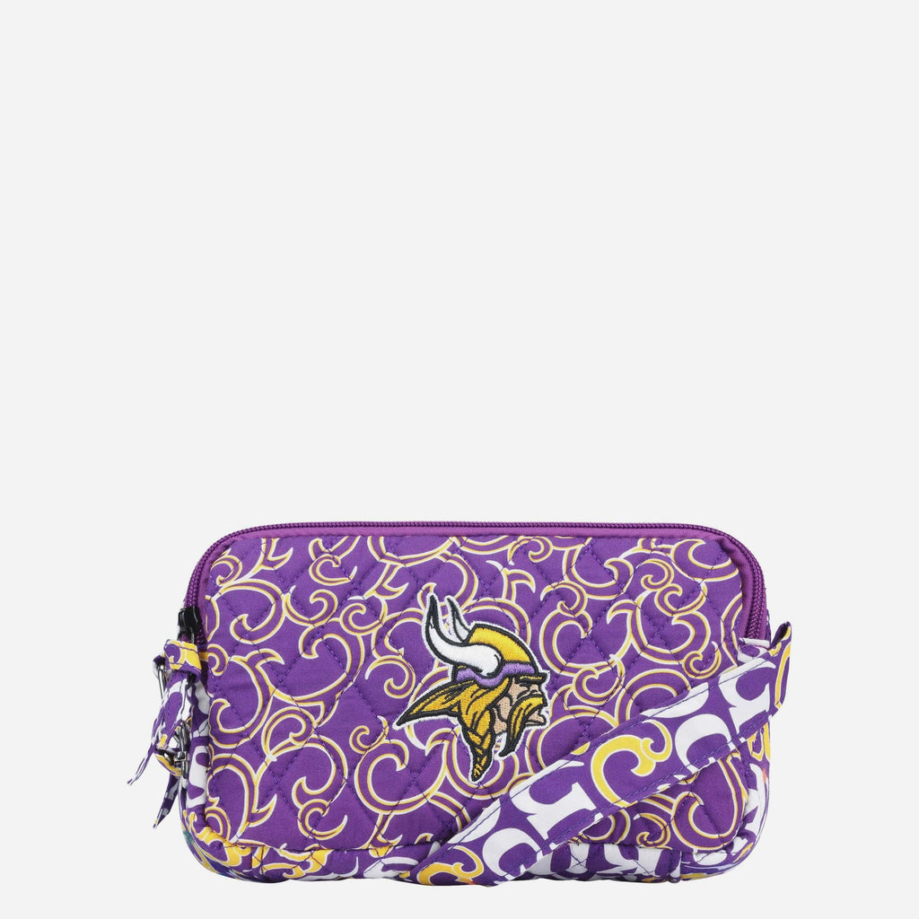 Minnesota Vikings Quilted Crossbody Bag FOCO - FOCO.com