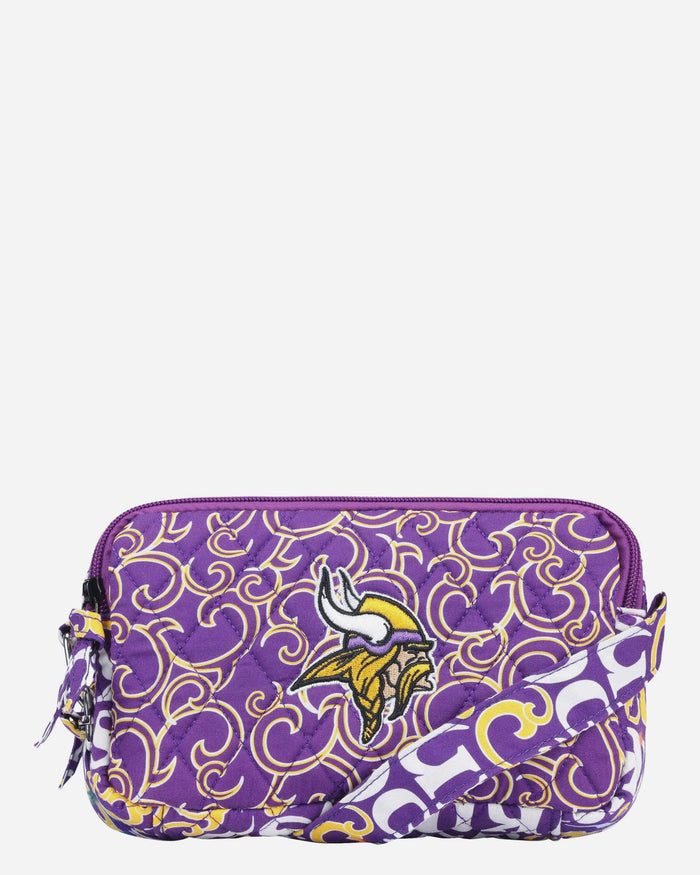 Minnesota Vikings Quilted Crossbody Bag FOCO - FOCO.com
