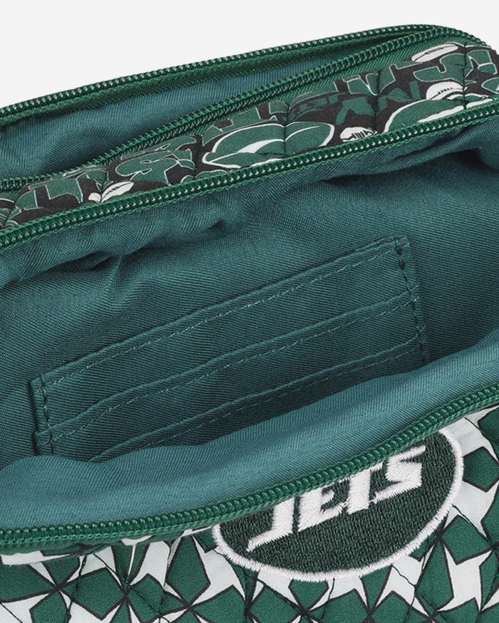 New York Jets Quilted Crossbody Bag FOCO - FOCO.com