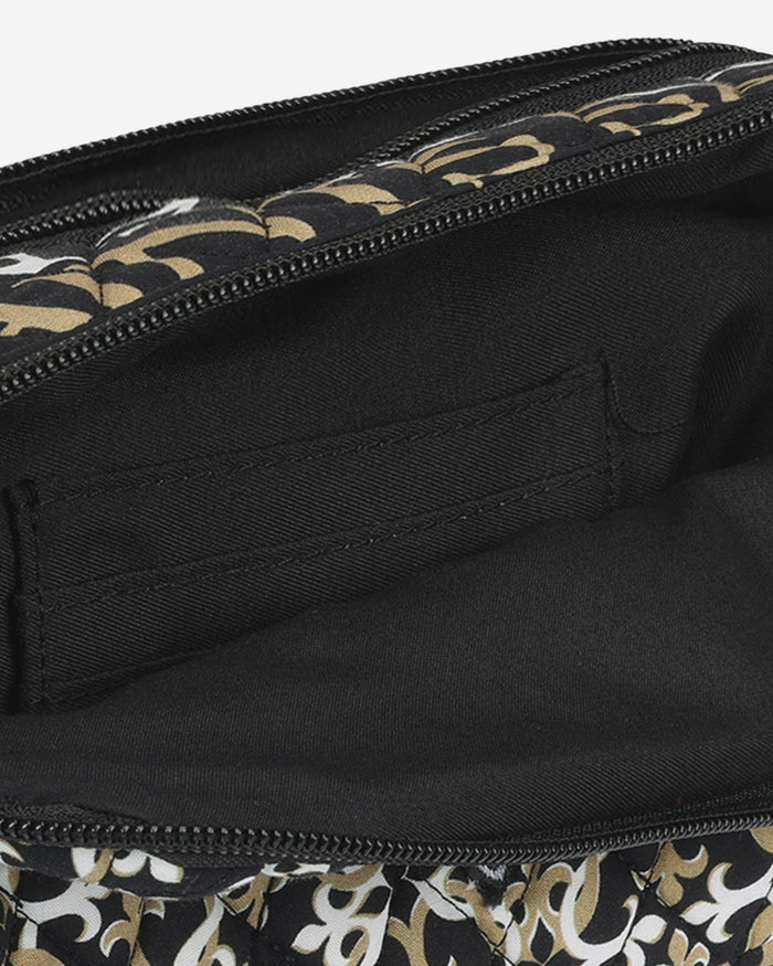 New Orleans Saints Quilted Crossbody Bag FOCO - FOCO.com