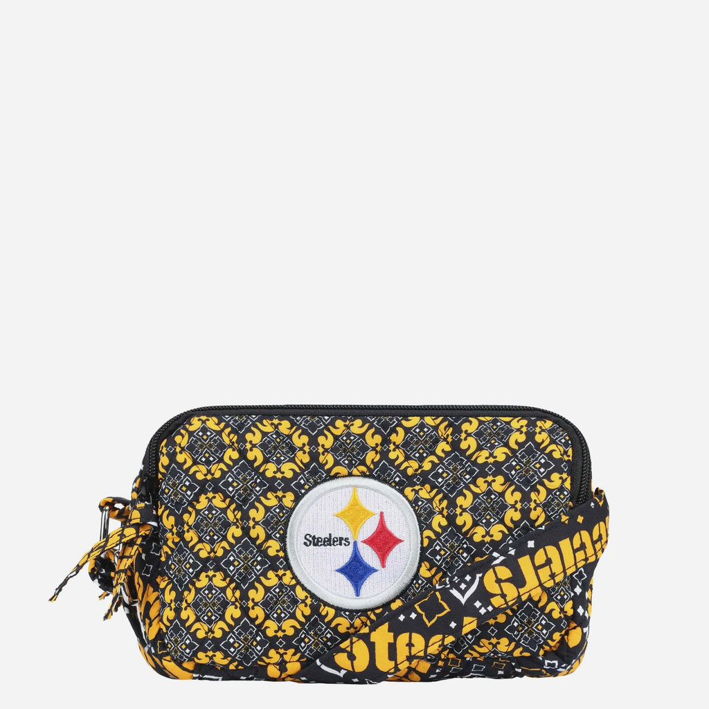 Pittsburgh Steelers Quilted Crossbody Bag FOCO - FOCO.com