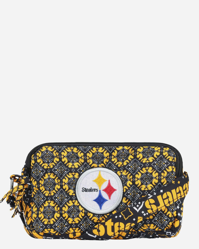 Pittsburgh Steelers Quilted Crossbody Bag FOCO - FOCO.com