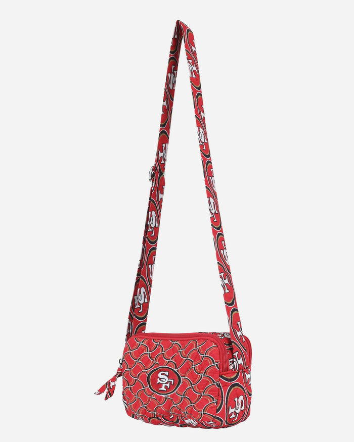 San Francisco 49ers Quilted Crossbody Bag FOCO - FOCO.com