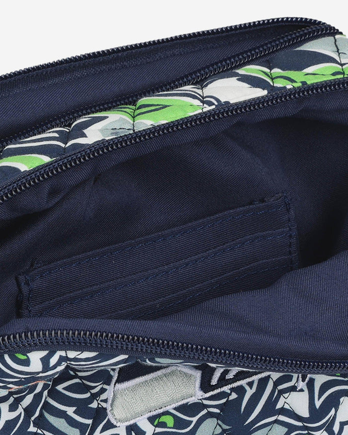 Seattle Seahawks Quilted Crossbody Bag FOCO - FOCO.com
