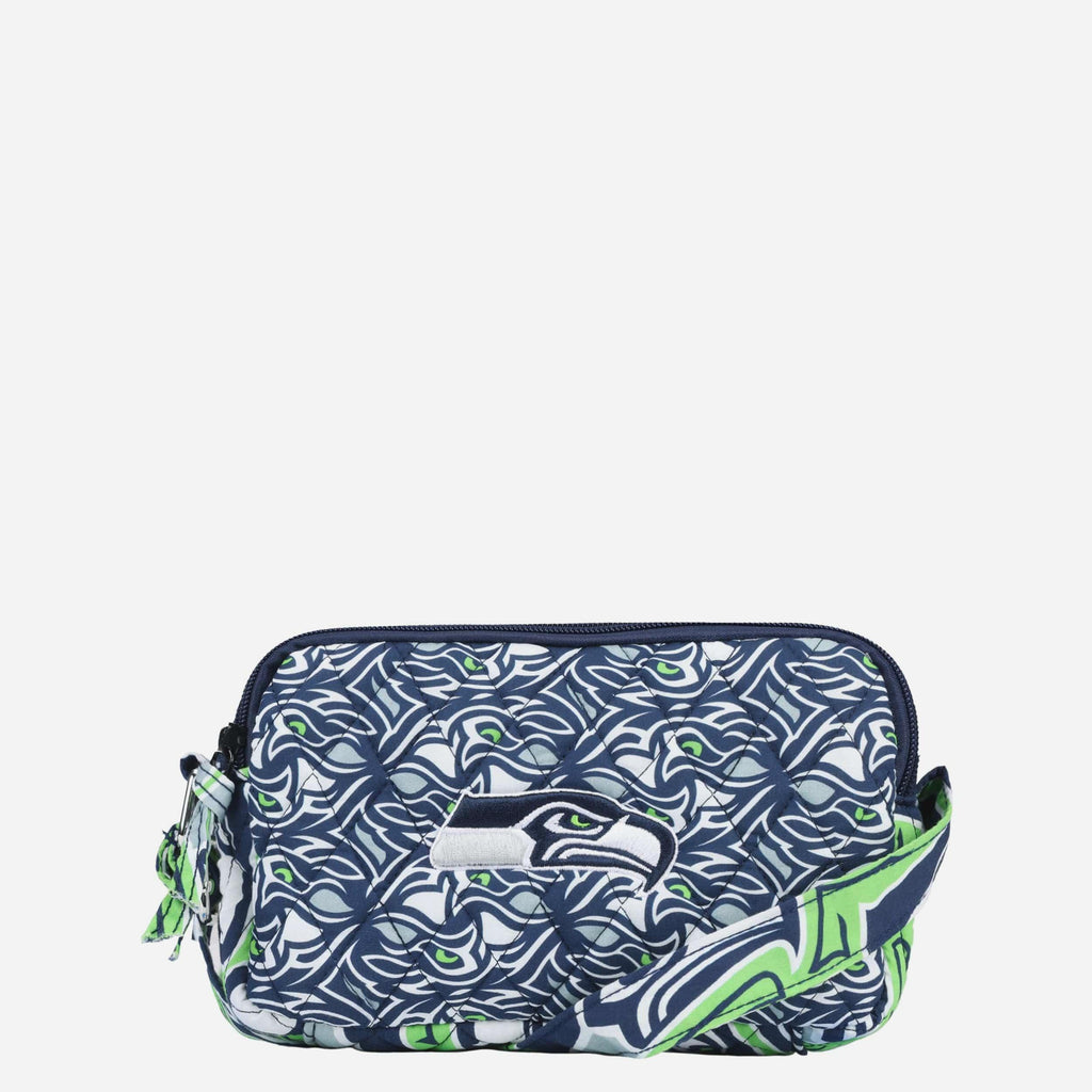 Seattle Seahawks Quilted Crossbody Bag FOCO - FOCO.com