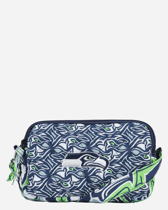 Seattle Seahawks Quilted Crossbody Bag FOCO - FOCO.com