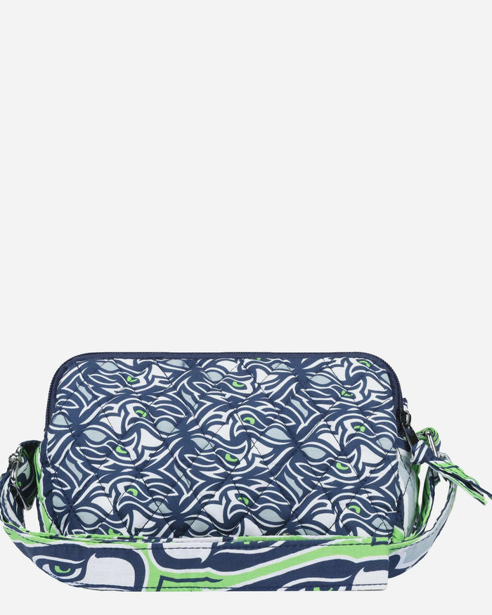 Seattle Seahawks Quilted Crossbody Bag FOCO - FOCO.com