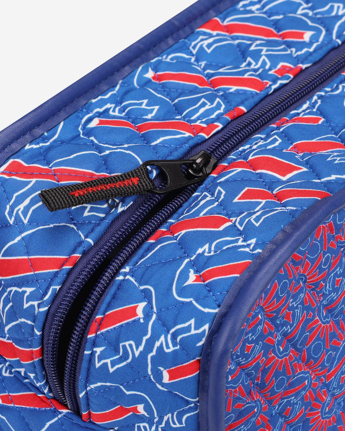 Buffalo Bills Quilted Printed Cosmetic Bag FOCO - FOCO.com