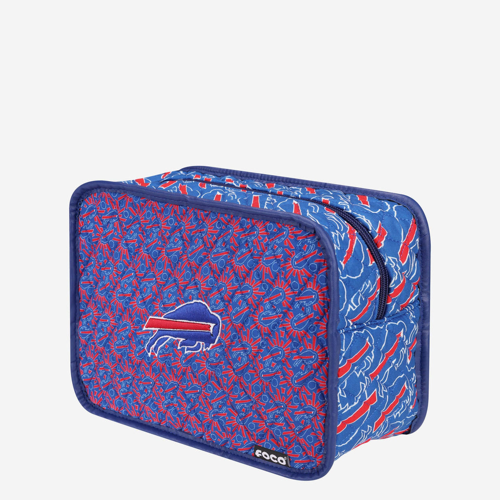 Buffalo Bills Quilted Printed Cosmetic Bag FOCO - FOCO.com