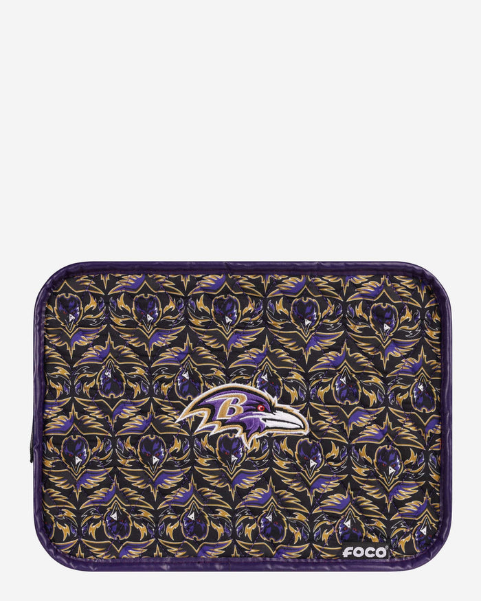 Baltimore Ravens Quilted Printed Cosmetic Bag FOCO - FOCO.com