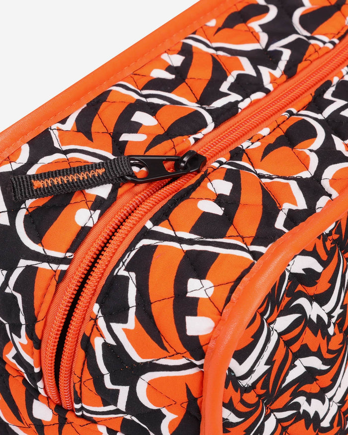 Cincinnati Bengals Quilted Printed Cosmetic Bag FOCO - FOCO.com