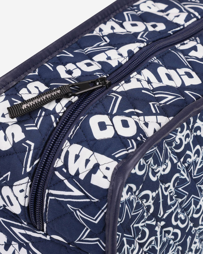 Dallas Cowboys Quilted Printed Cosmetic Bag FOCO - FOCO.com