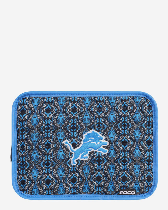Detroit Lions Quilted Printed Cosmetic Bag FOCO - FOCO.com