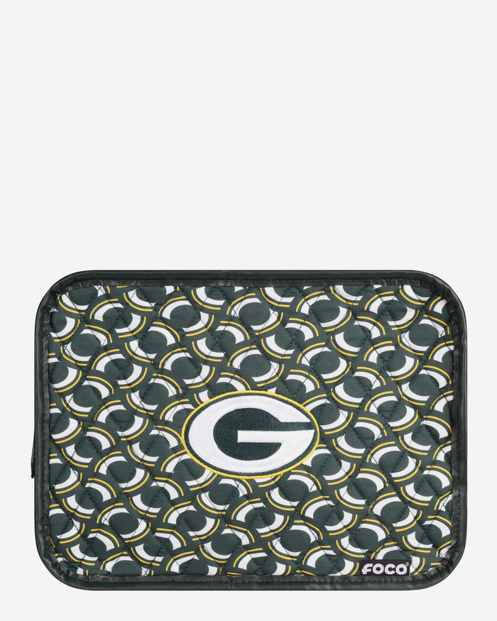 Green Bay Packers Quilted Printed Cosmetic Bag FOCO - FOCO.com