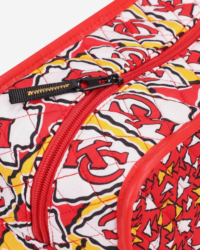 Kansas City Chiefs Quilted Printed Cosmetic Bag FOCO - FOCO.com