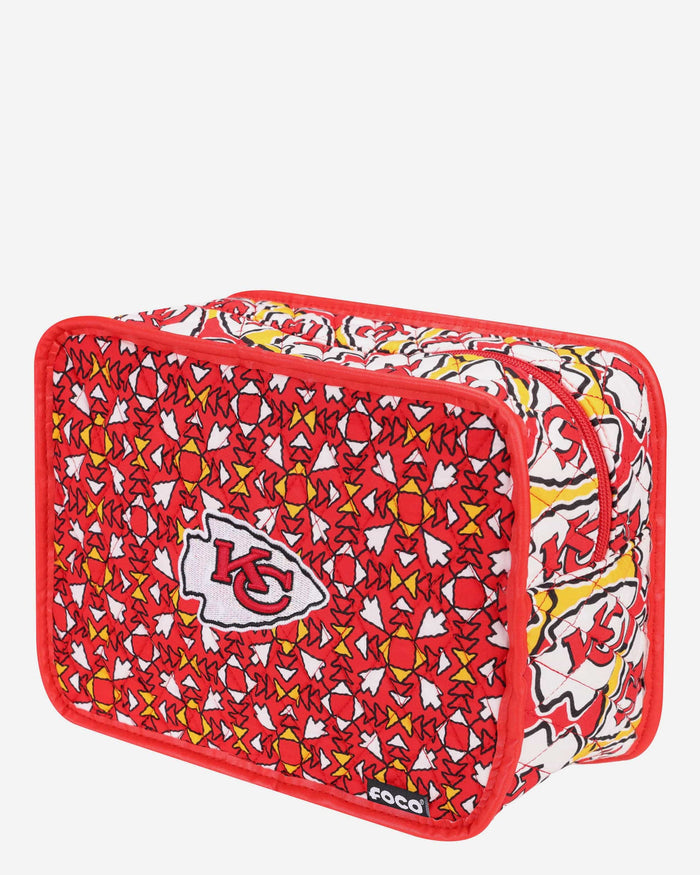 Kansas City Chiefs Quilted Printed Cosmetic Bag FOCO - FOCO.com
