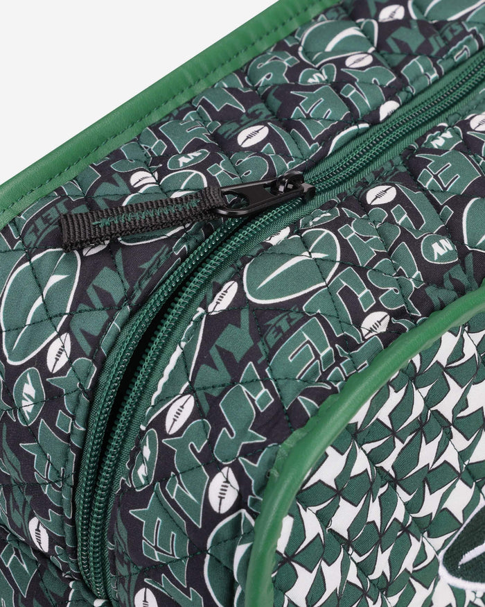 New York Jets Quilted Printed Cosmetic Bag FOCO - FOCO.com