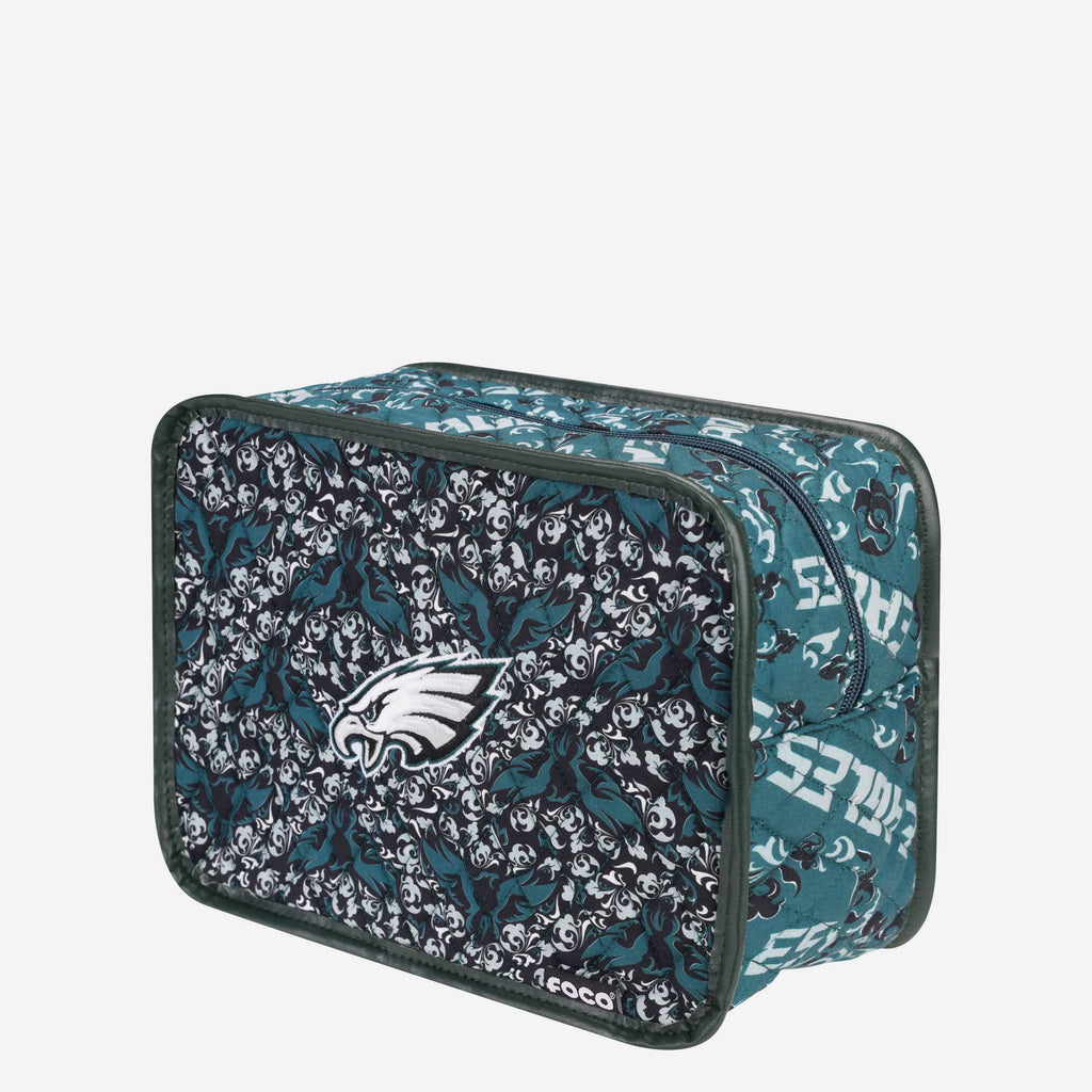 Philadelphia Eagles Quilted Printed Cosmetic Bag FOCO - FOCO.com