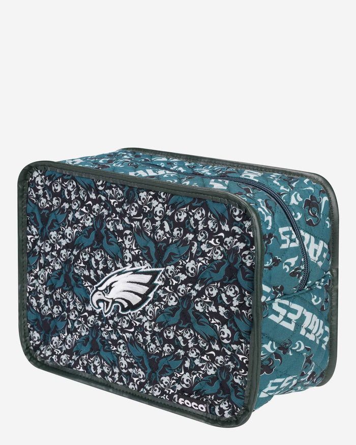 Philadelphia Eagles Quilted Printed Cosmetic Bag FOCO - FOCO.com