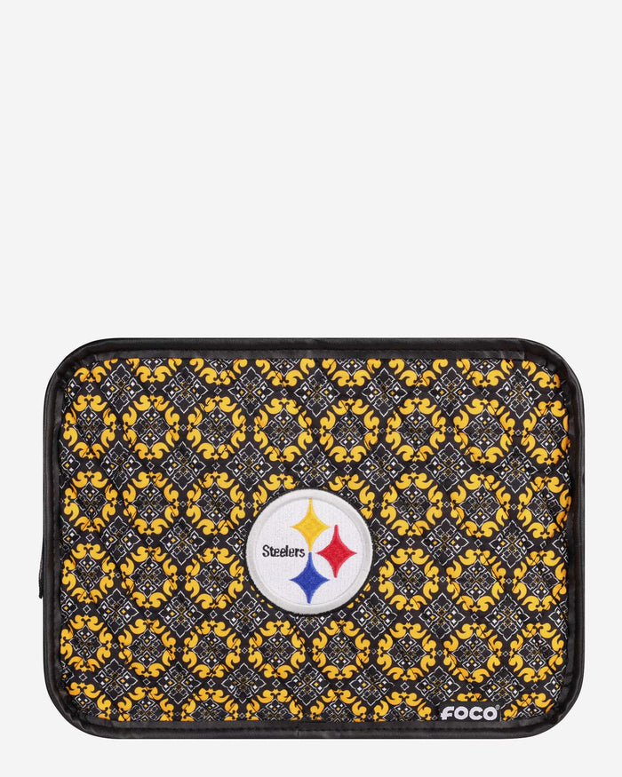 Pittsburgh Steelers Quilted Printed Cosmetic Bag FOCO - FOCO.com