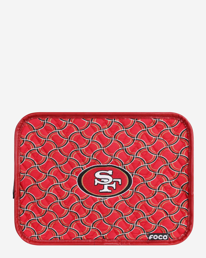 San Francisco 49ers Quilted Printed Cosmetic Bag FOCO - FOCO.com