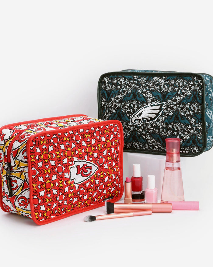 Detroit Lions Quilted Printed Cosmetic Bag FOCO - FOCO.com