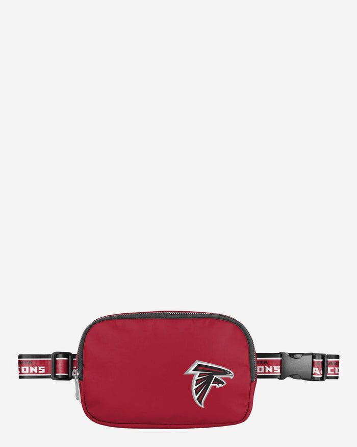 Atlanta Falcons Team Wordmark Crossbody Belt Bag FOCO - FOCO.com