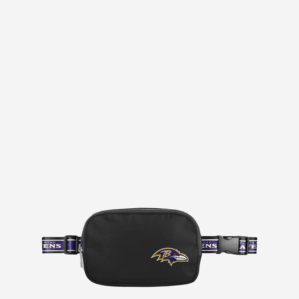 Baltimore Ravens Team Wordmark Crossbody Belt Bag FOCO - FOCO.com