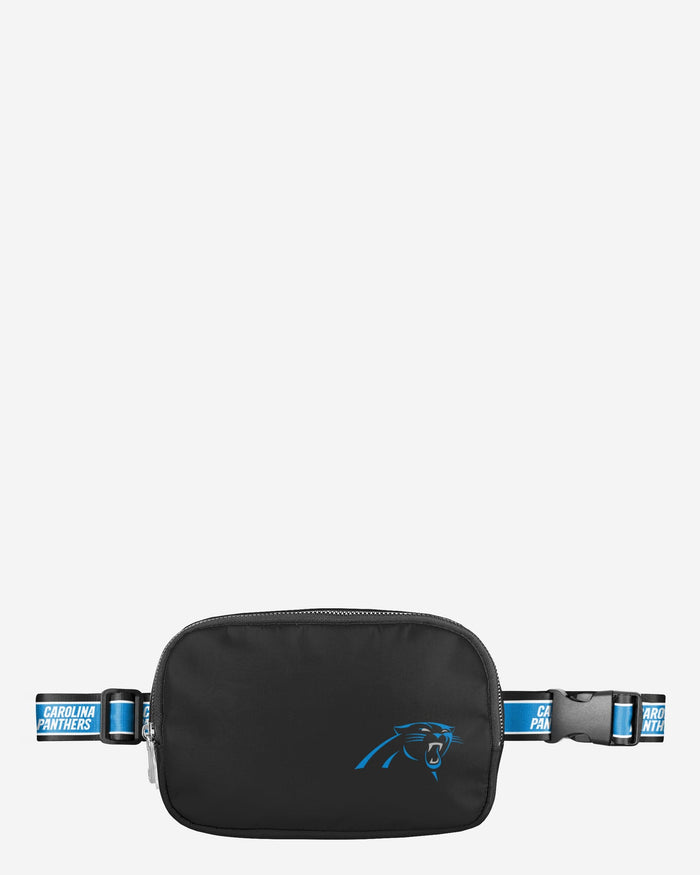 Carolina Panthers Team Wordmark Crossbody Belt Bag FOCO - FOCO.com