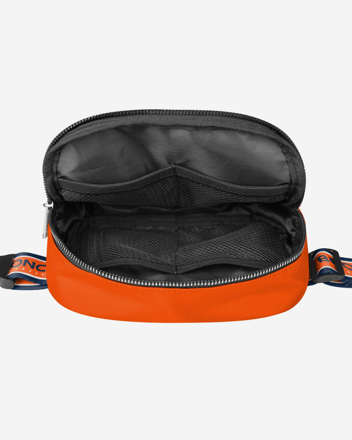 Denver Broncos Team Wordmark Crossbody Belt Bag FOCO - FOCO.com