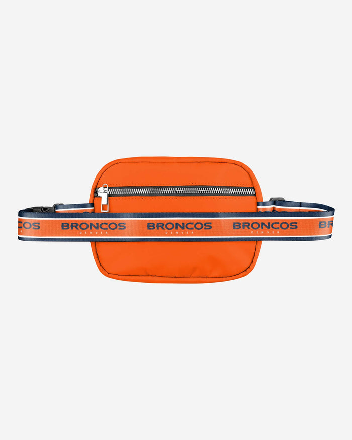 Denver Broncos Team Wordmark Crossbody Belt Bag FOCO - FOCO.com